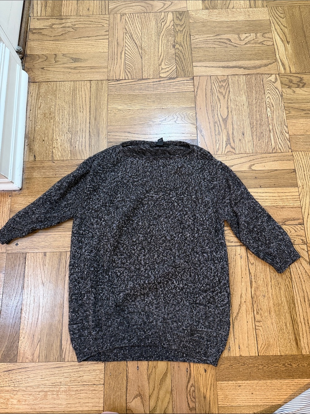 Kenneth Cole Marled Charcoal Crewneck Sweater